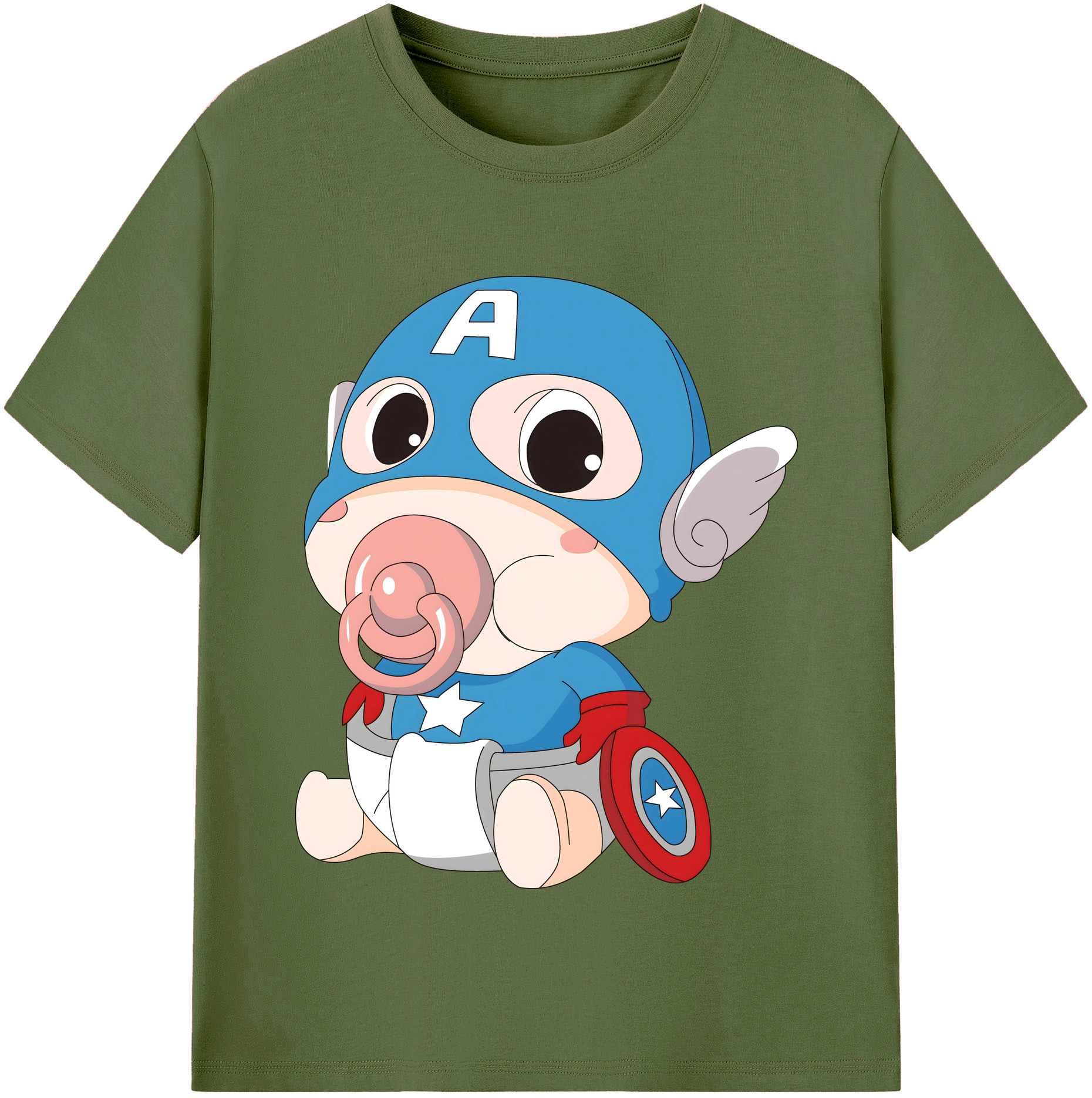 （画像用） アベンジャーズ The Avengers 綿100％半袖Tシャツ（フロントプリント）